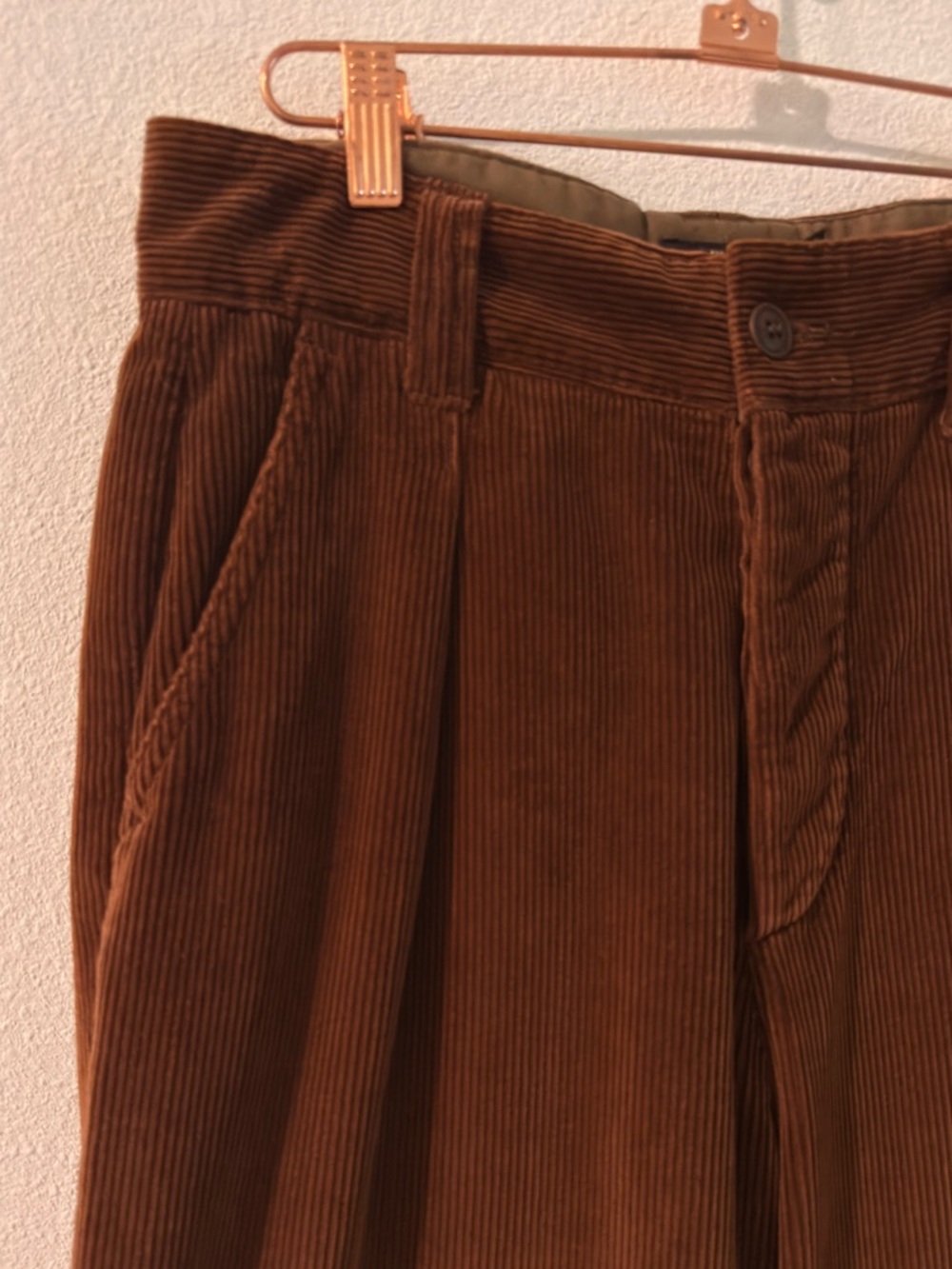 Ralph Lauren Brown high waist Corduroy Pants size 28 - Picture 7 of 13